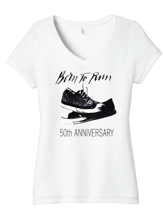 Ladies "Born to Run" Limited Edition White T-Shirt
