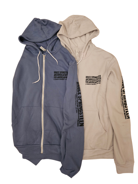 Bruce Springsteen Archives & Center for American Music Zip Up Hoodie with Pockets