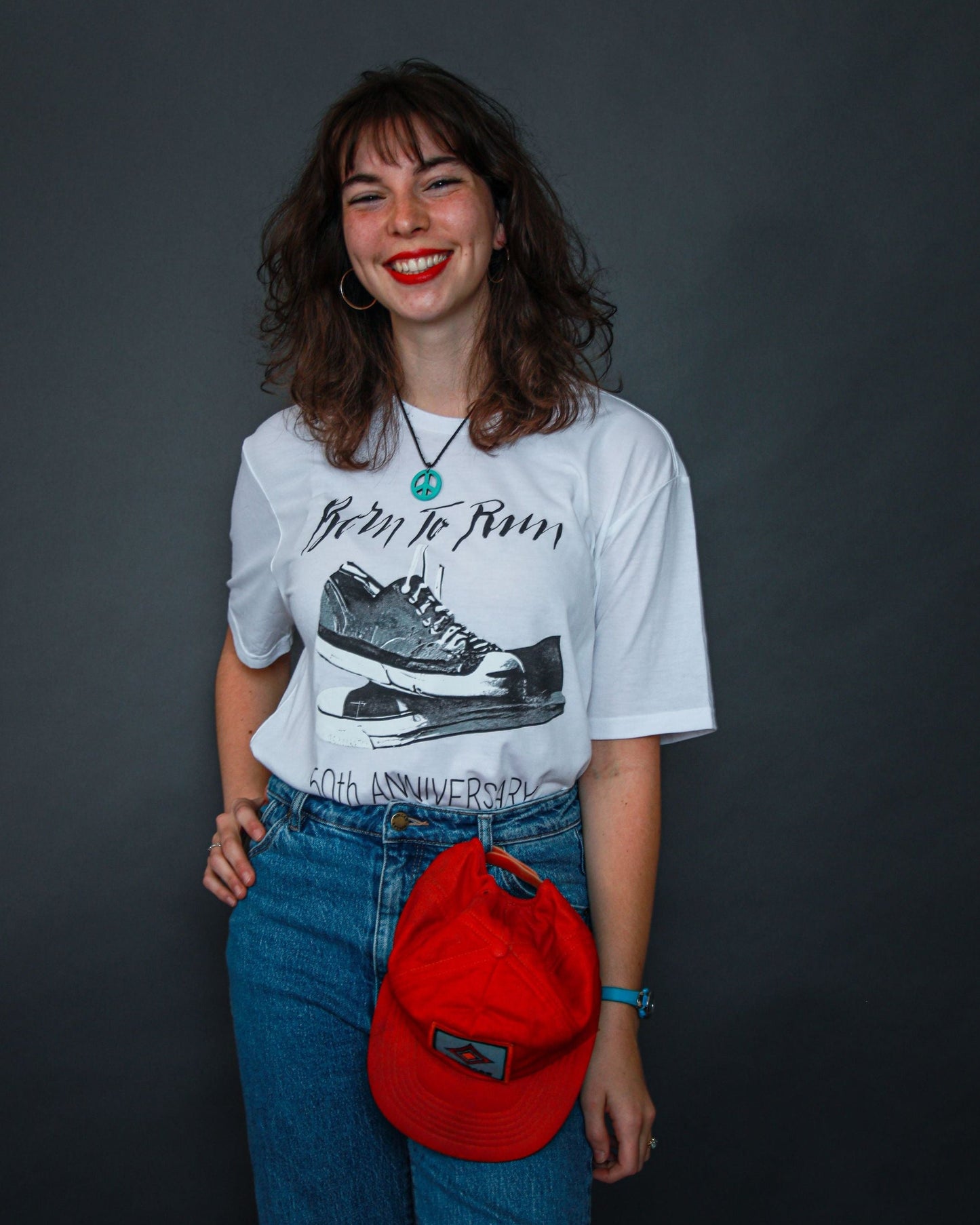 Unisex "Born to Run" Limited Edition White T-Shirt