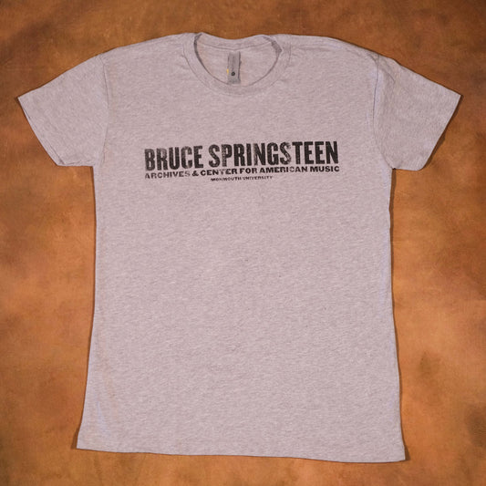 Bruce Springsteen Archives & Center for American Music Ladies T-Shirt (Grey)