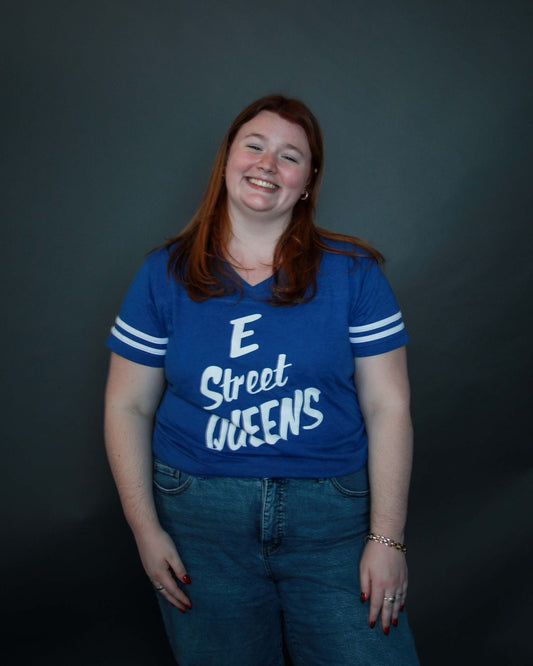 E Street Queens V-Neck Tee