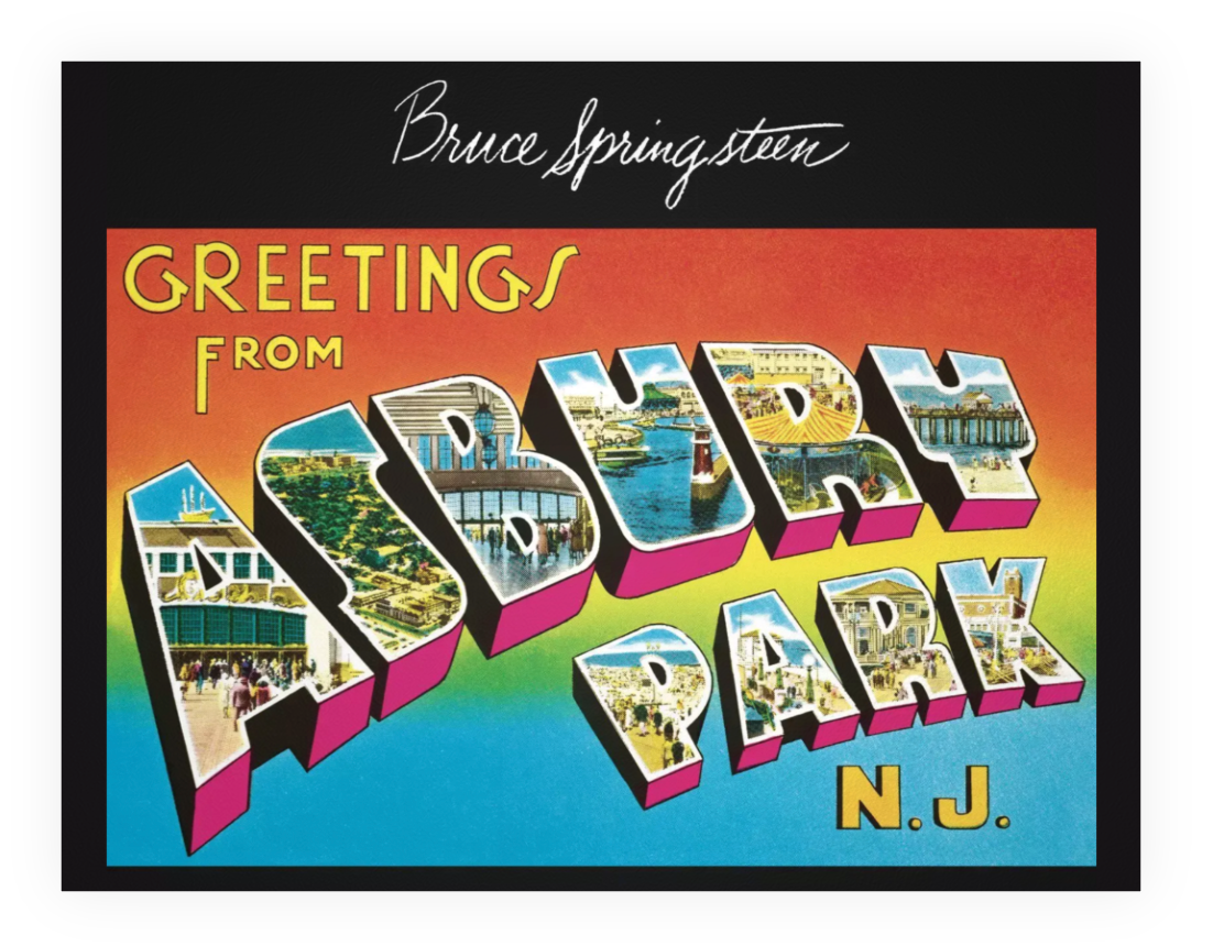 Greetings from Asbury Park Postcard