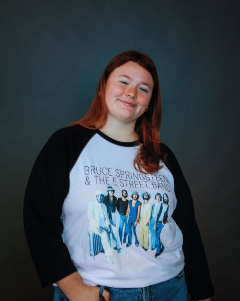 Unisex "Born to Run" Limited Edition Raglan Baseball Tee Featuring The E Street Band